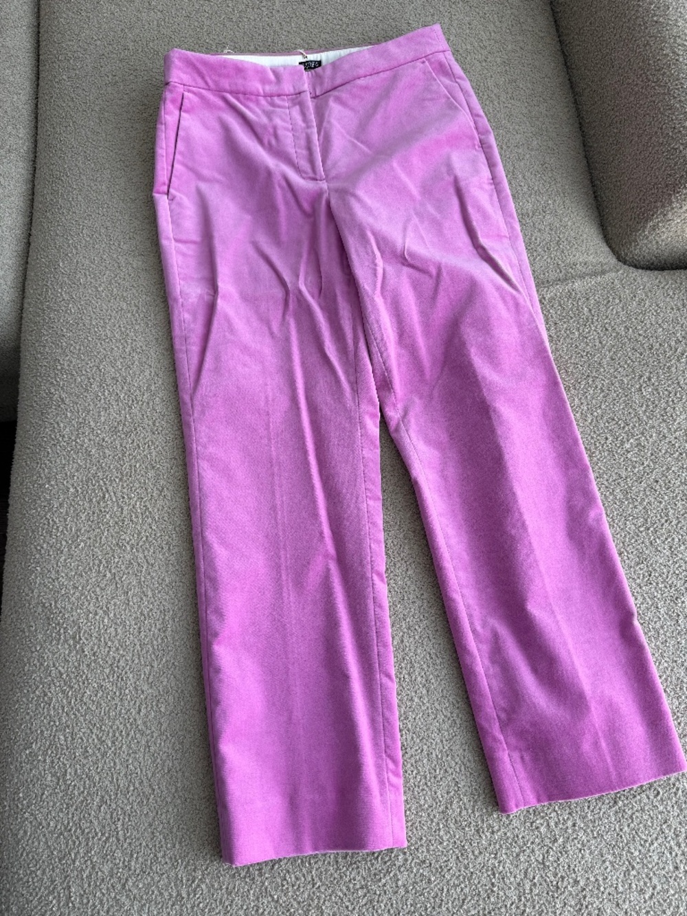 J Crew Pink Suede Dress Pants - Size 6